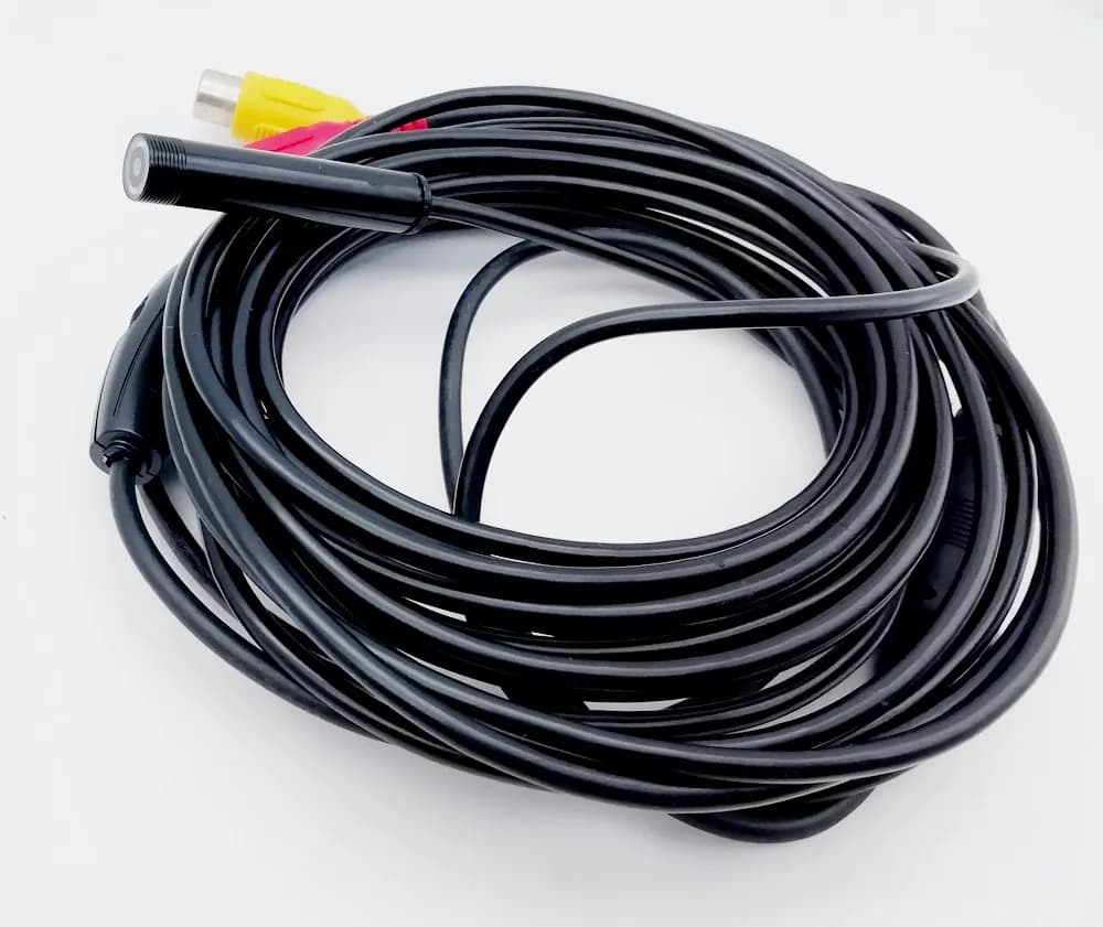 Microscopio AV per boroscopio CMOS con illuminazione a LED per endoscopio AV da 5,5 mm/9 mm
