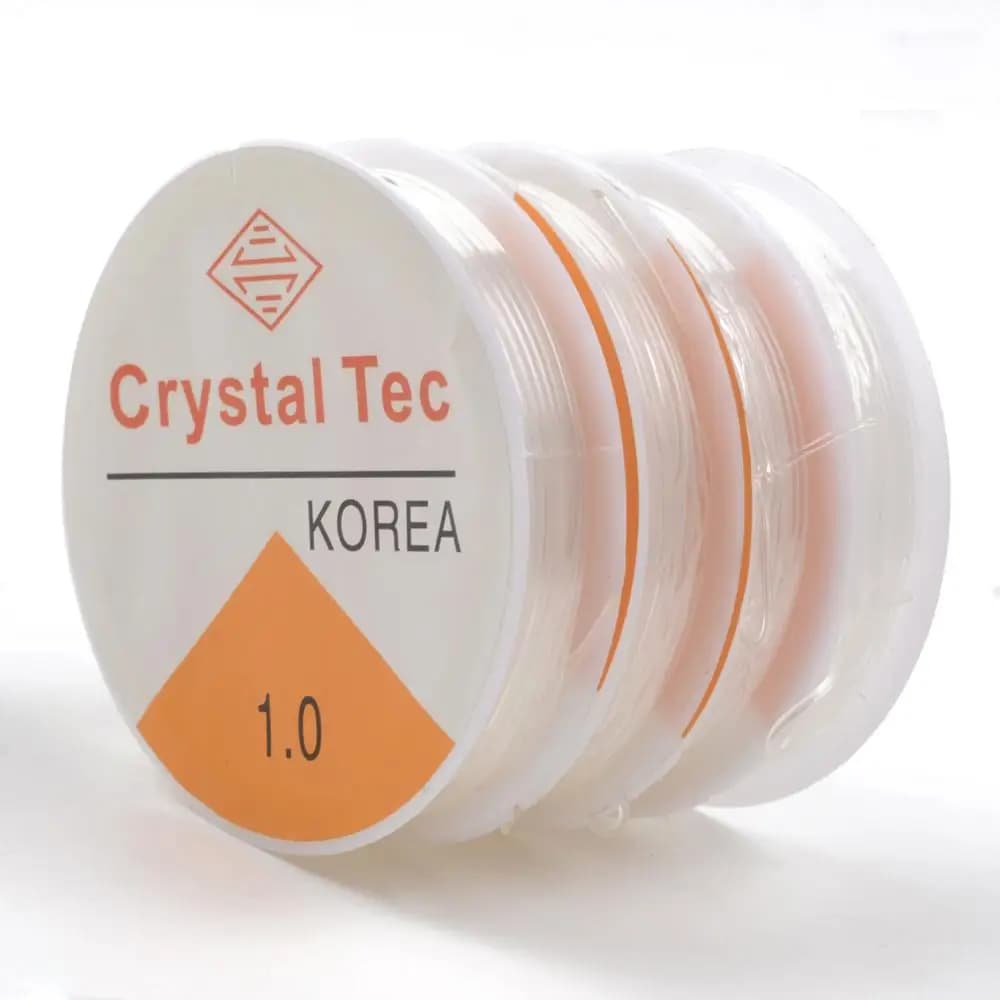 Strong stretch elastic cords white crystal cable 6/8/10/12m thread roll for beads DIY thread beads jewelry necklace