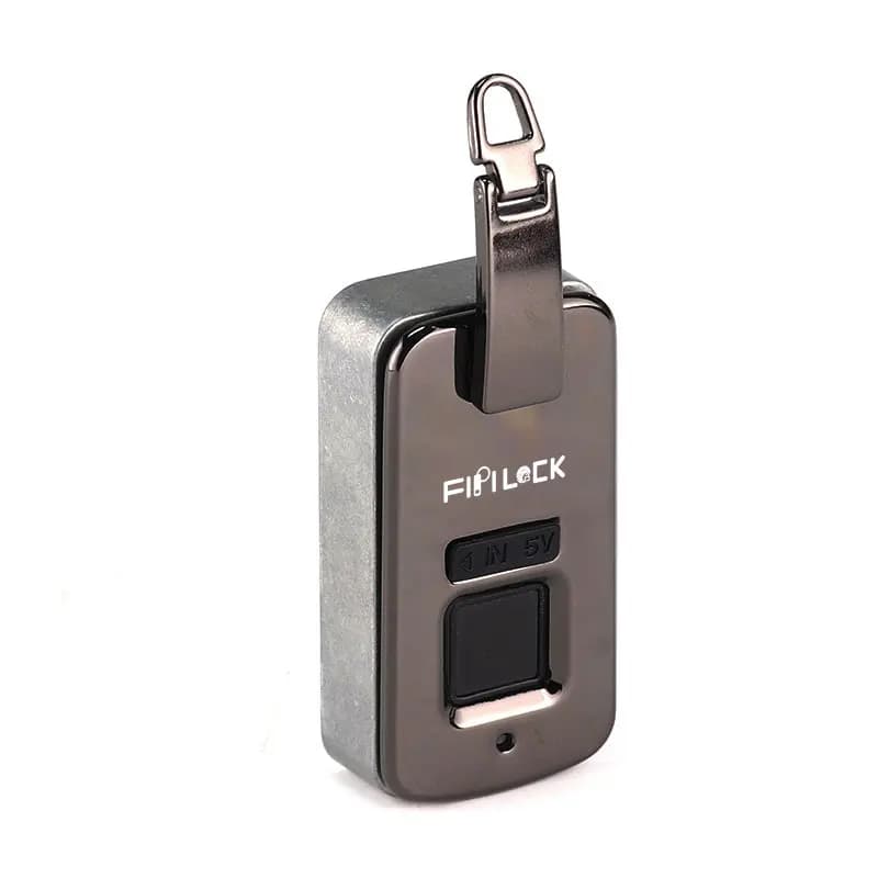 Mini Smart Fingerprint Lock per borsa a mano con cerniera portafoglio zaino antifurto sicurezza controllo accessi biometrico lucchetto incorporato