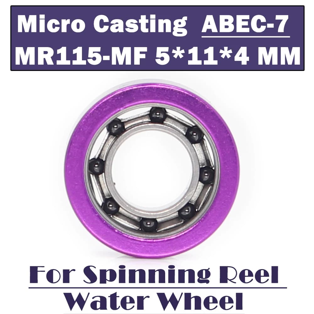 Micro colata di MR115-MF che sopporta 5*11*4mm (1 PC ) ABEC-7 per il cuscinetto a tamburo MR115 dei cuscinetti della ruota dell'acqua della bobina di filatura