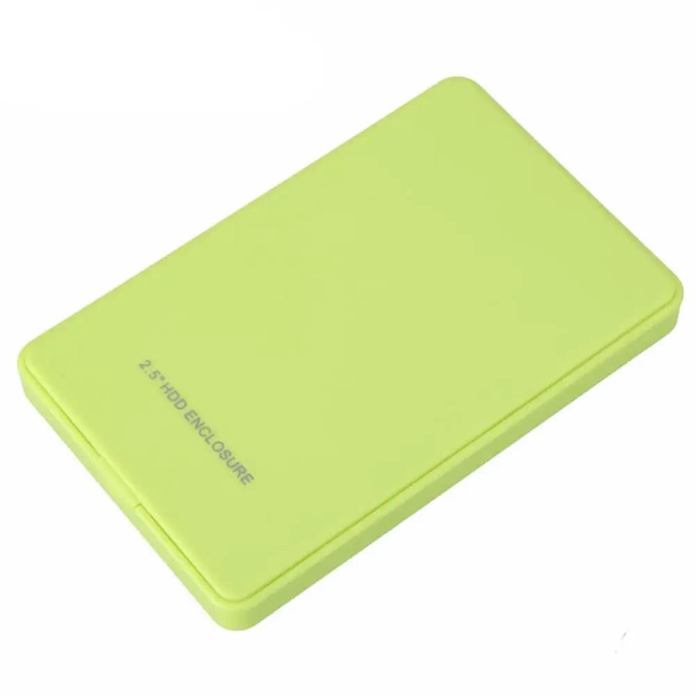 Custodia per HDD USB 2 Custodia per disco rigido esterno per disco rigido SATA HDD da 2,5 pollici 2TB per PC portatile Disco rigido da 1 TB
