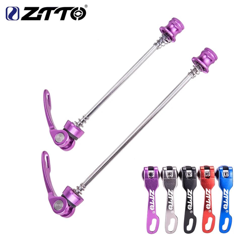 ZTTO MTB Bicicletta A Sgancio Rapido QR Spiedini Mozzo Asse Ruote Leva di Bloccaggio Parti Della Bici In Lega di Alluminio Anteriore 9x100 Posteriore 10x135mm