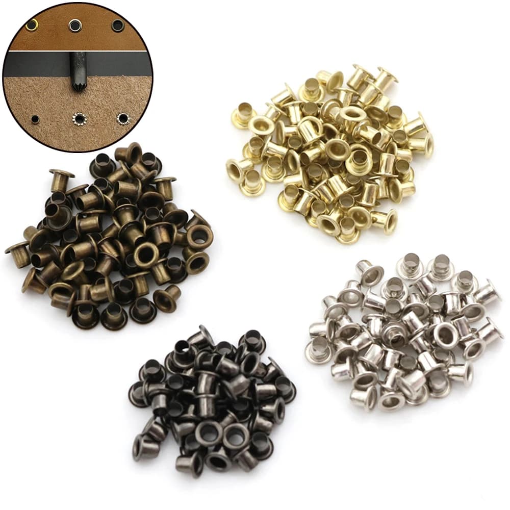 50Pcs 1.5/2.0/2.5mm Mini bottoni ad occhiello per bambole fai-da-te fibbie per cinture fibbia in metallo bottoni automatici borsa scarpe abbigliamento accessori per il cucito