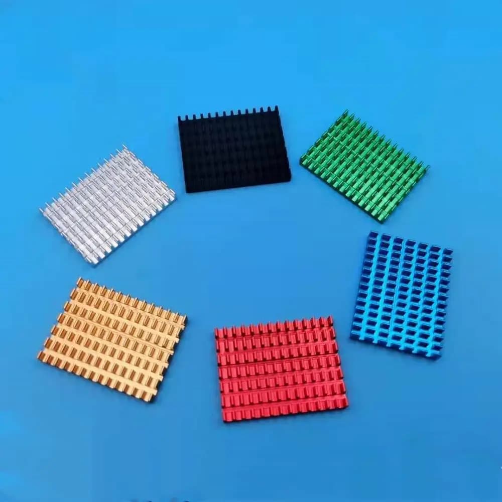 2 pcs 30*40*5 MILLIMETRI Profile Aluminum heat sink chip IC CPU Memory Router PCB board cooling device Electronic Cutting slot 40*5*30 MILLIMETRI heat sink