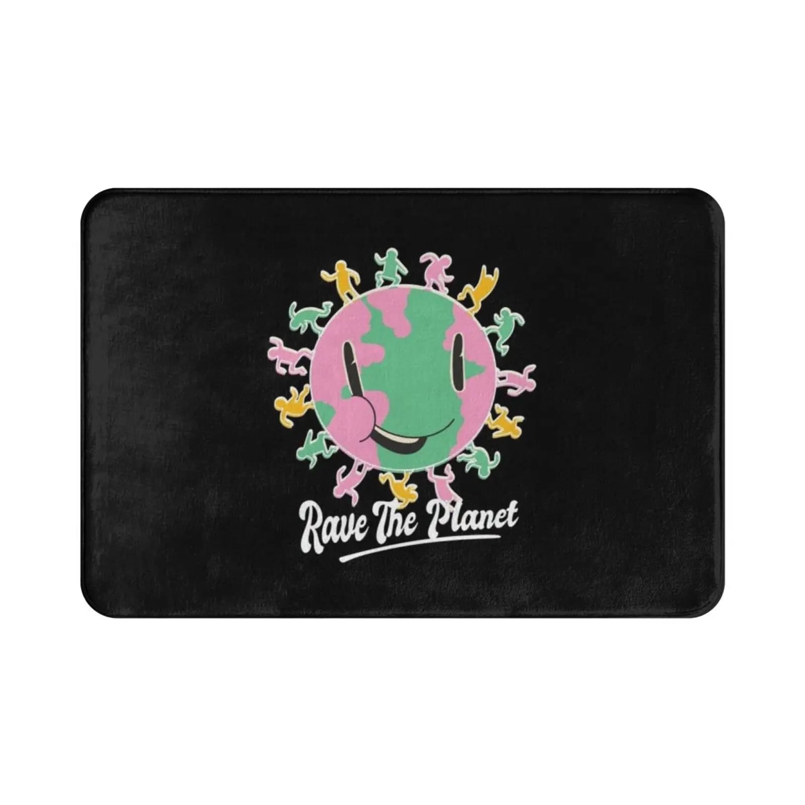 Copia di Rave The Planet Tappeto Tappetino Tappeto Cuscino Morbido Idea regalo antiscivolo Rave Save Planet Earth Rescue per celebrare l'umorismo