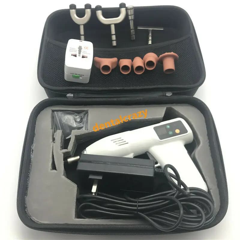 Electric Correction Gun Massage 4 Level 10 Heads Adjustable Chiropractic Sales Tools Calda
