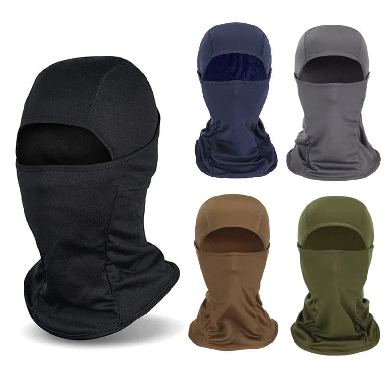 Passamontagna mimetico sciarpa integrale per motocicletta coprisci scaldacollo invernale scaldacollo tattico Airsoft Cap fodera per casco