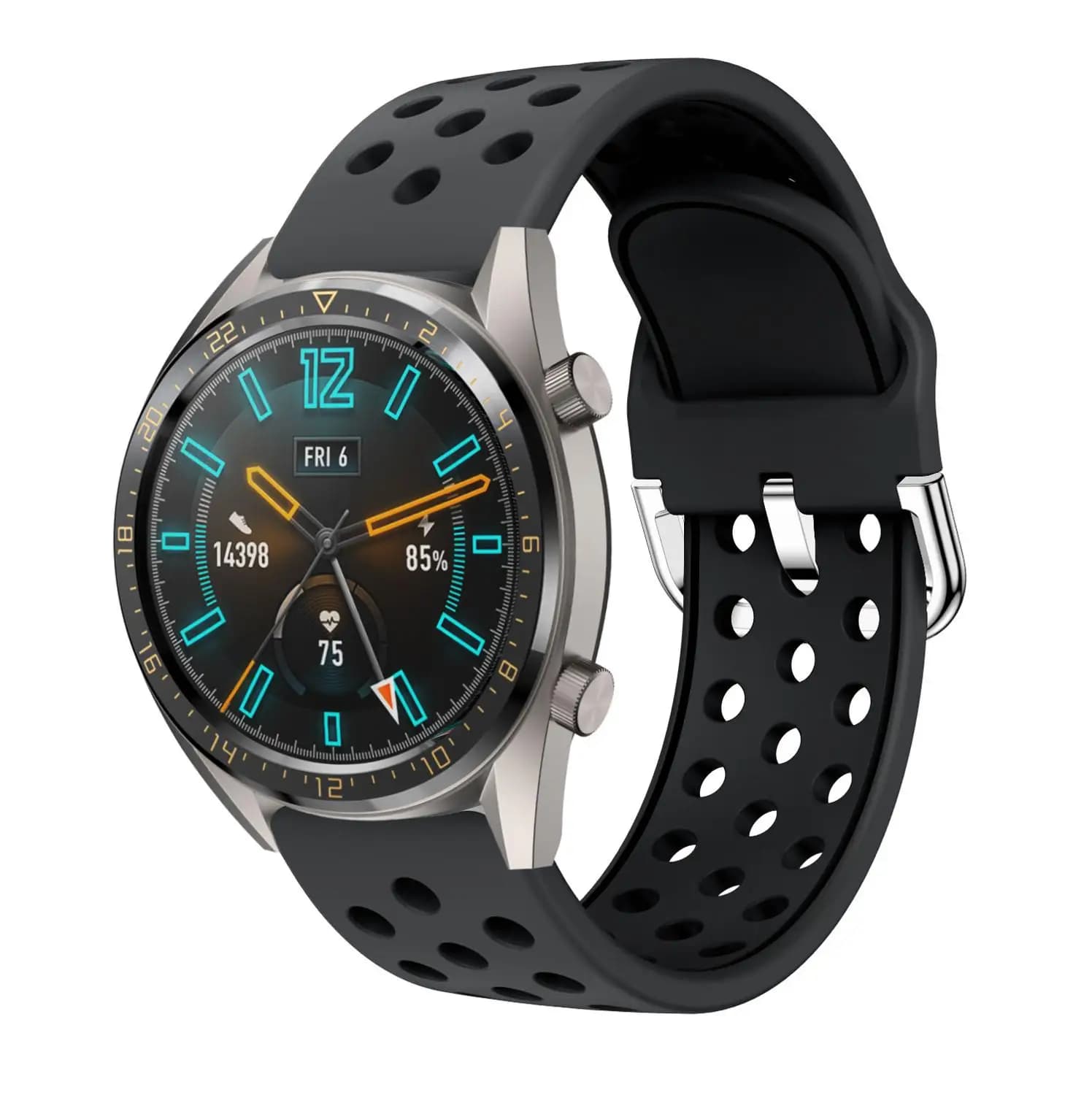 22MM Silicone Smart WatchBand Strap For Huawei Watch GT GT2 Sport Replacement Accessories Wriststrap For Samsung Galaxy 46MM
