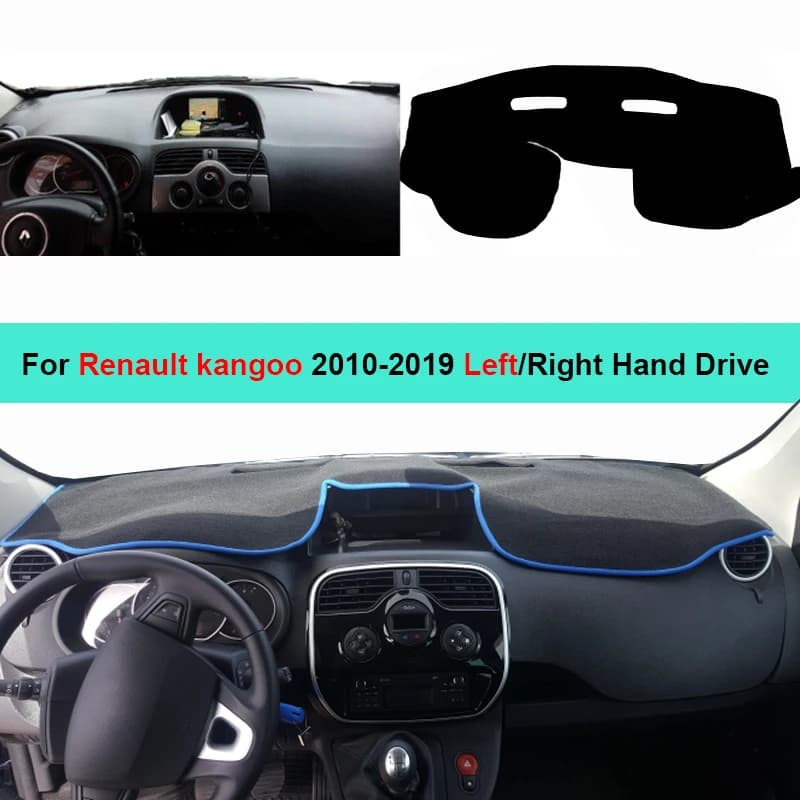 Tappetino per cruscotto interno per auto a 2 strati tappetino per cruscotto tappeto per parasole tappetino per Renault kangoo 2010 - 2019 tappetino per auto Anti-UV