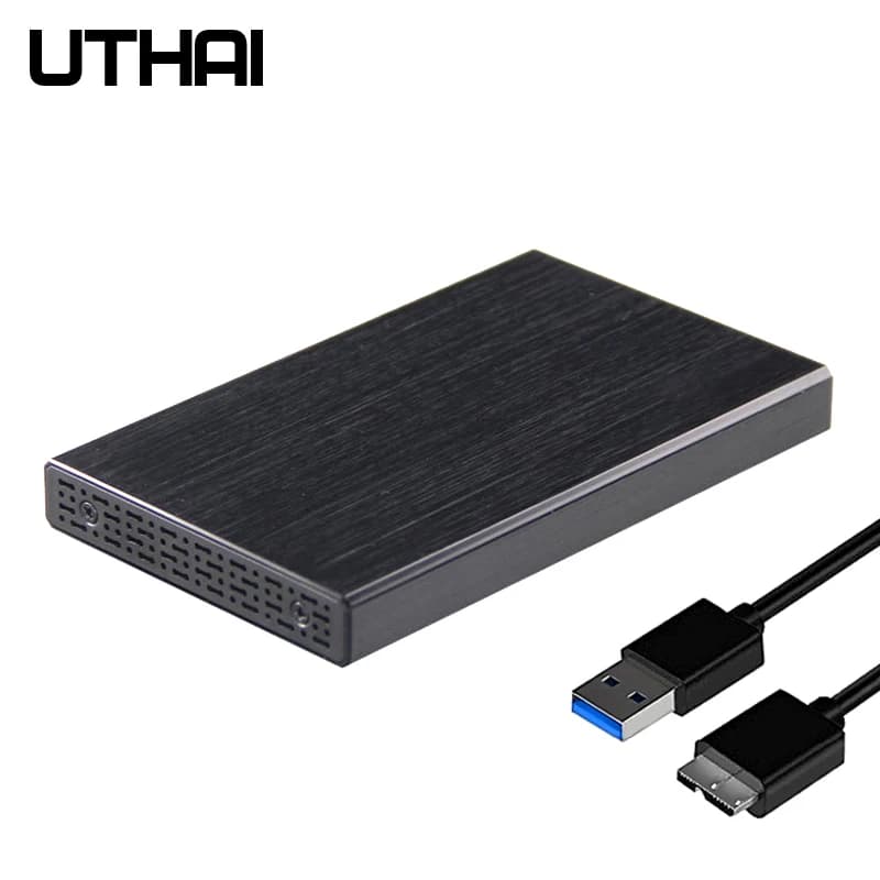 UTHAI G14 USB3.0 HDD Mobie Case SATA3 SSD Enclosure Support 6TB esterno portatile Hardisk 2.5 pollici Sata a Usb Box con cavo