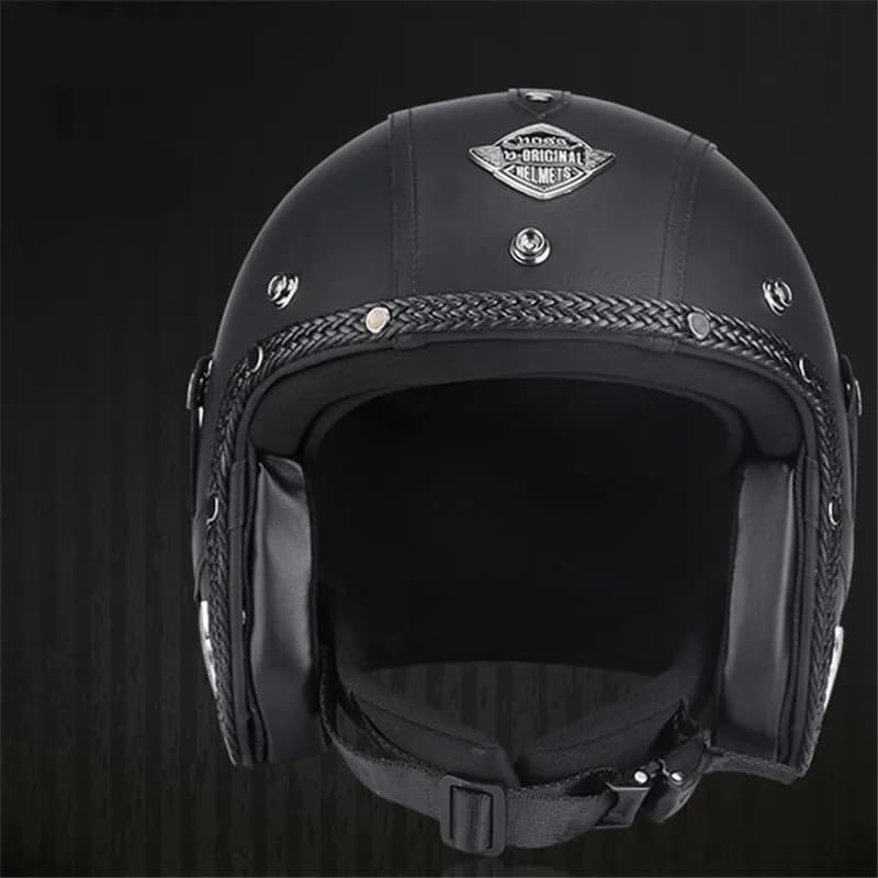 Nuovo arrivo caschi Open Face 3/4 casco personalizzato uomo donna Vintage Retro Moto Cascos Para Moto caschi