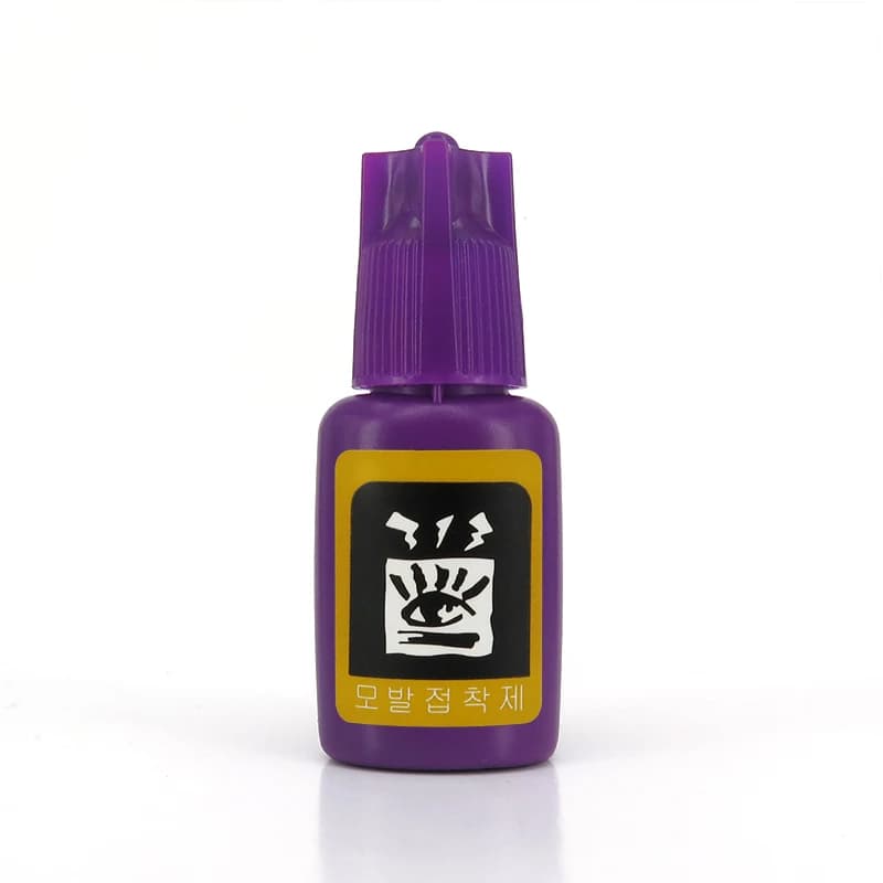 For practice with odor glue for false eyelashes adhesive purple packaging for long-lasting eyelash extension