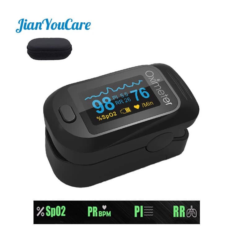 SPO2 Oled Family Healthcare Pulse Oxymeter In Medical Portable Blood With Frequency Respiratory Oximeter De De Dedo de Pulse