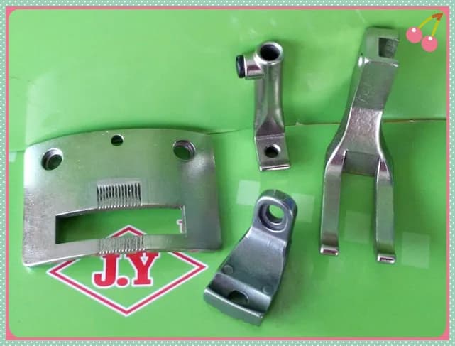 4 set di piedino parti di macchine da cucire industriali 441 alta posizione dell'ago dell'auto doppio piedino 441 piedino per macchina per scarpe