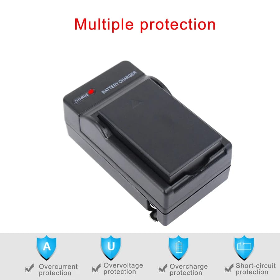 Caricabatteria per fotocamera BLS50 BL-S5 BLS-5 per Olympus E-PL2 penna, E-PL5, E-PL6, PS-BLS5, E-PM2, OM-D E-M10, E-M10 II