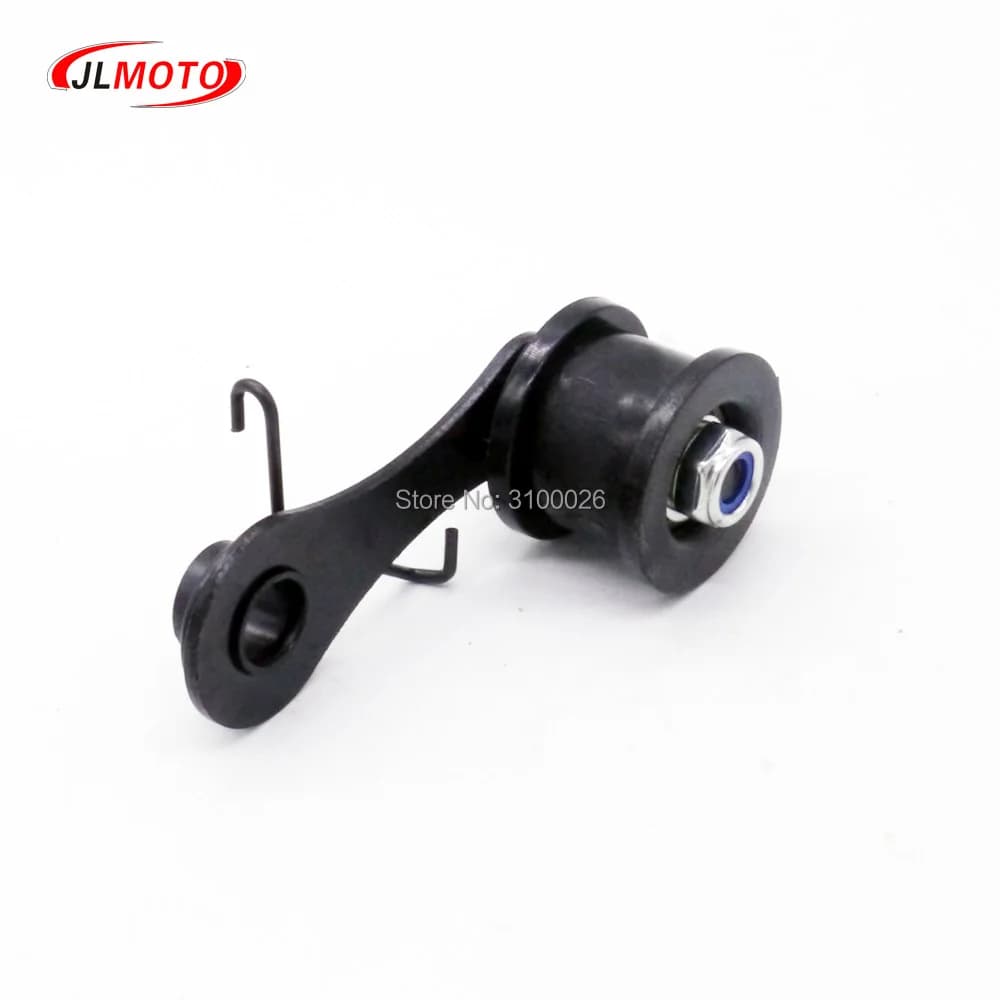 Kit tendicatena con rullo a molla, guida scorrevole e puleggia per moto da cross, mini bike, ATV, quad, scooter e ricambi motore