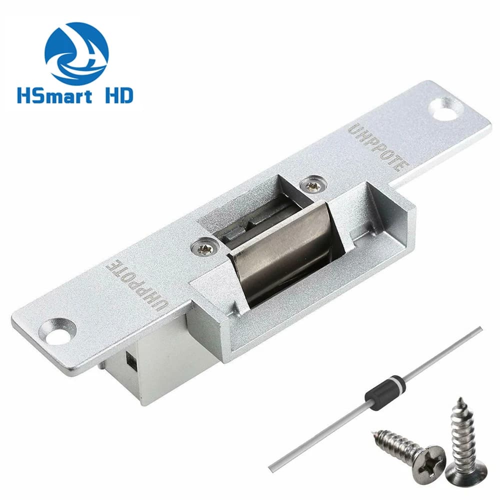 Sistema di controllo accessi per porte in modalità NC con serratura elettrica in acciaio inossidabile 12V
