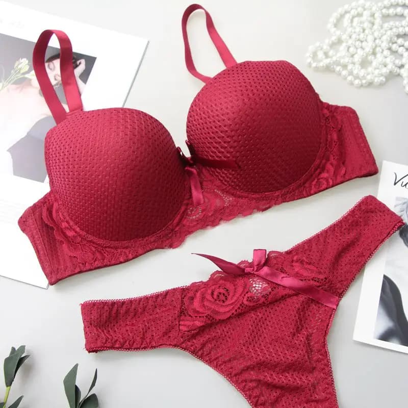DAINAFANG 6 colori reggiseno sexy lingerie di pizzo confortevole crop top intimo femminile donna con ferretto set di reggiseni push up