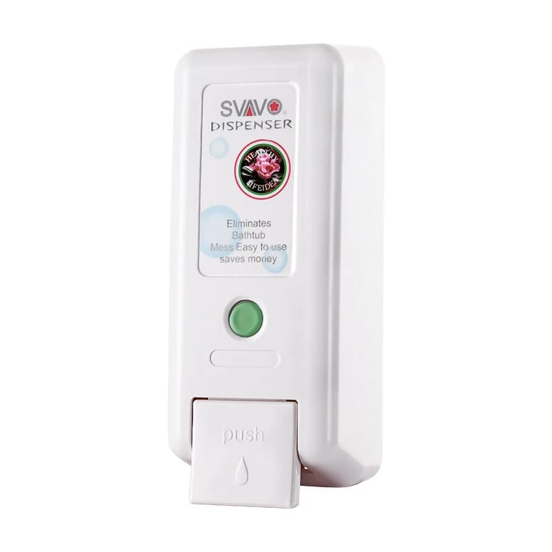 SVAVO Dispenser per lavaggio a mano Dispenser manuale di sapone liquido per gel doccia da 400 ml a parete per cucina Bagno Hosehold