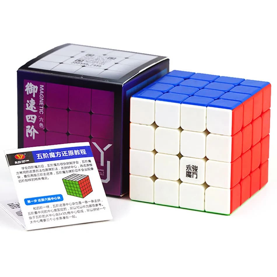 YJ Yusu V2 M 4x4 Magnetic Magic Speed Cube V2M Puzzle Yusu V2 4x4x4 M Yongjun Professional Educational Toy