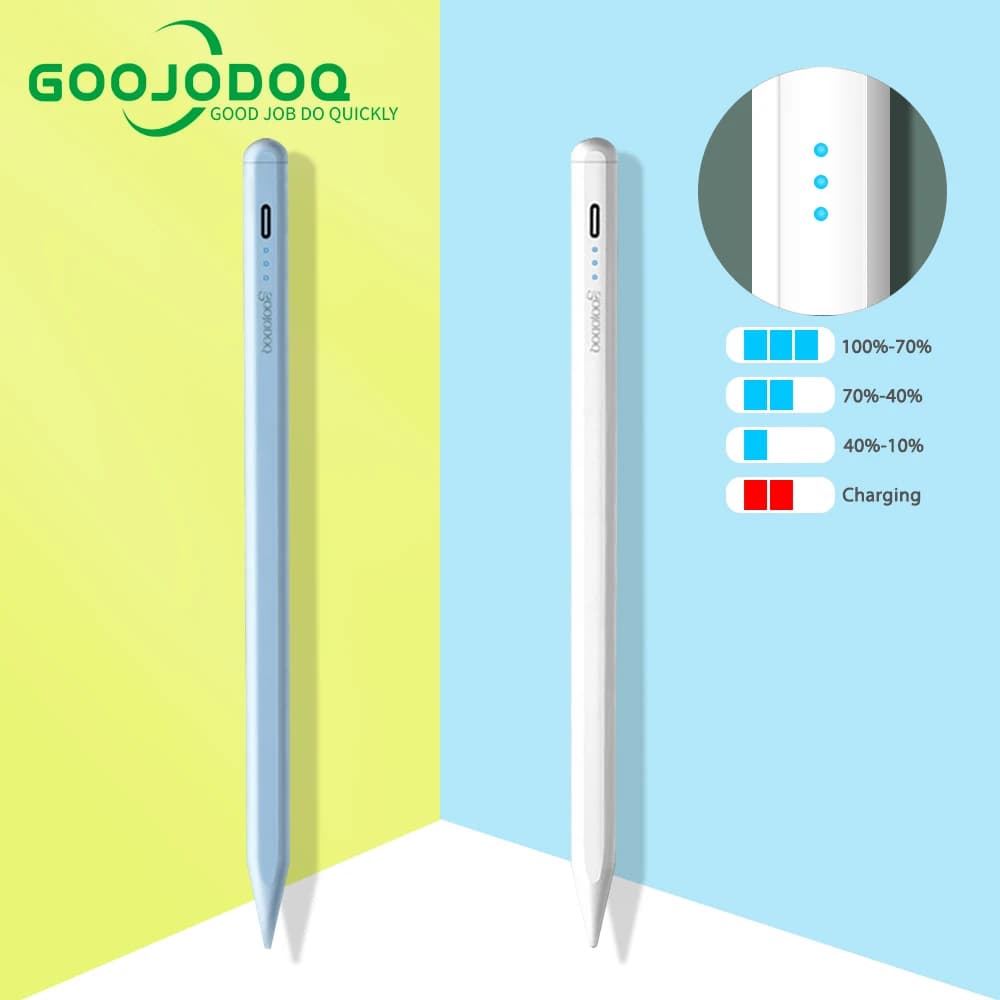 GOOJODOQ per Apple Pencil 2 1 iPad Pencil stilo con sensore di rifiuto e inclinazione Plam, penna Stlyus per iPad 2018 2019 2020 Pro Air 4