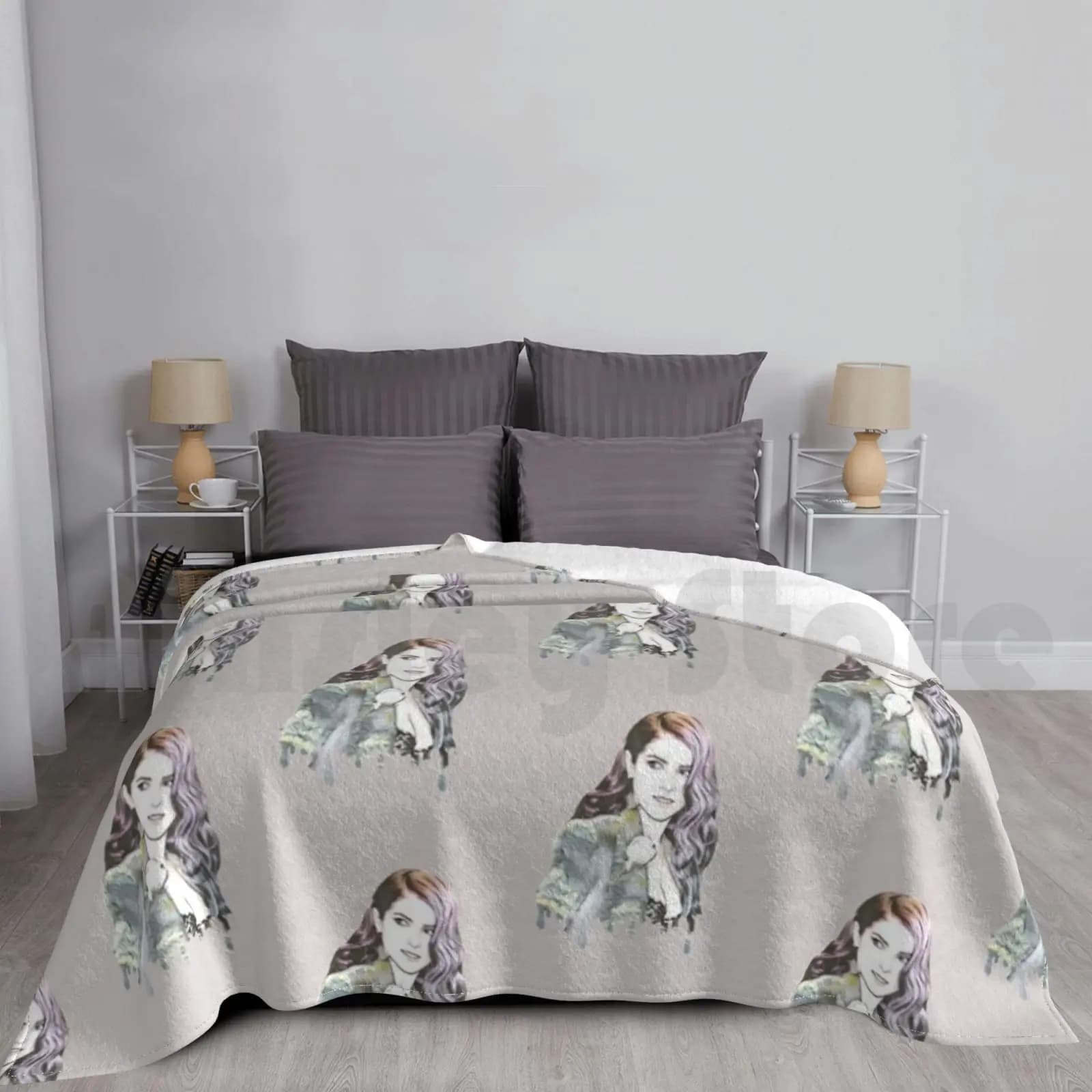 Anna Kendrick-Drip Design Coperta Moda Personalizzata Anna Kendrick Anna Kendrick Pitch Perfect Trolls Pop Culture