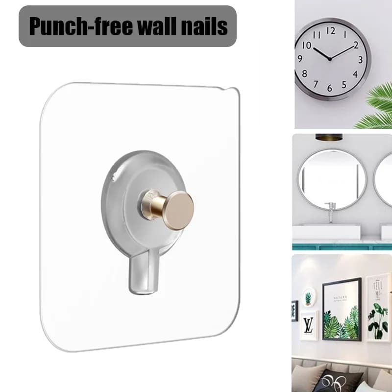 Wall hook reinforced with screw sticker for frames, door paintings, hanging paintings, hook for paints