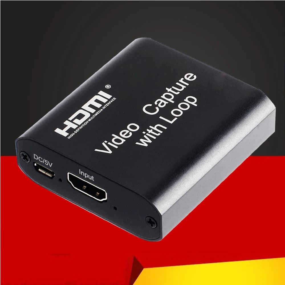 NUOVO HD 1080P 4K HDMI Scheda di Acquisizione Video HDMI USB Video Capture 2.0 Gioco Da Tavolo di Registrazione Dal Vivo streaming Trasmissione Locale Loop di Uscita