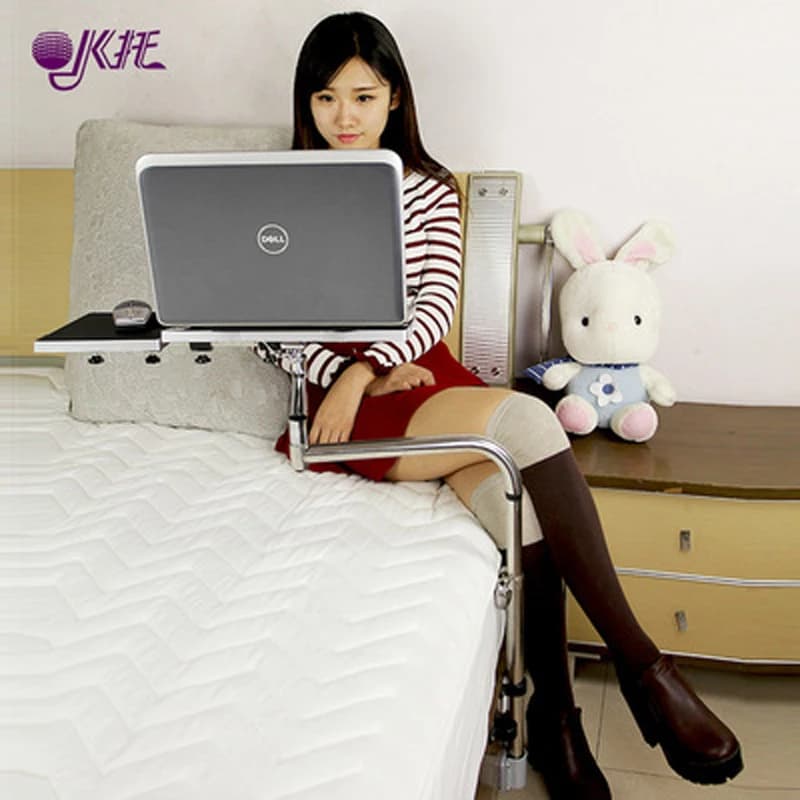 OK070 Stand for laptops moving in bedside table Computer monitor support adjustable sofa + Keyboard stand Swivel table for laptop Lapdes