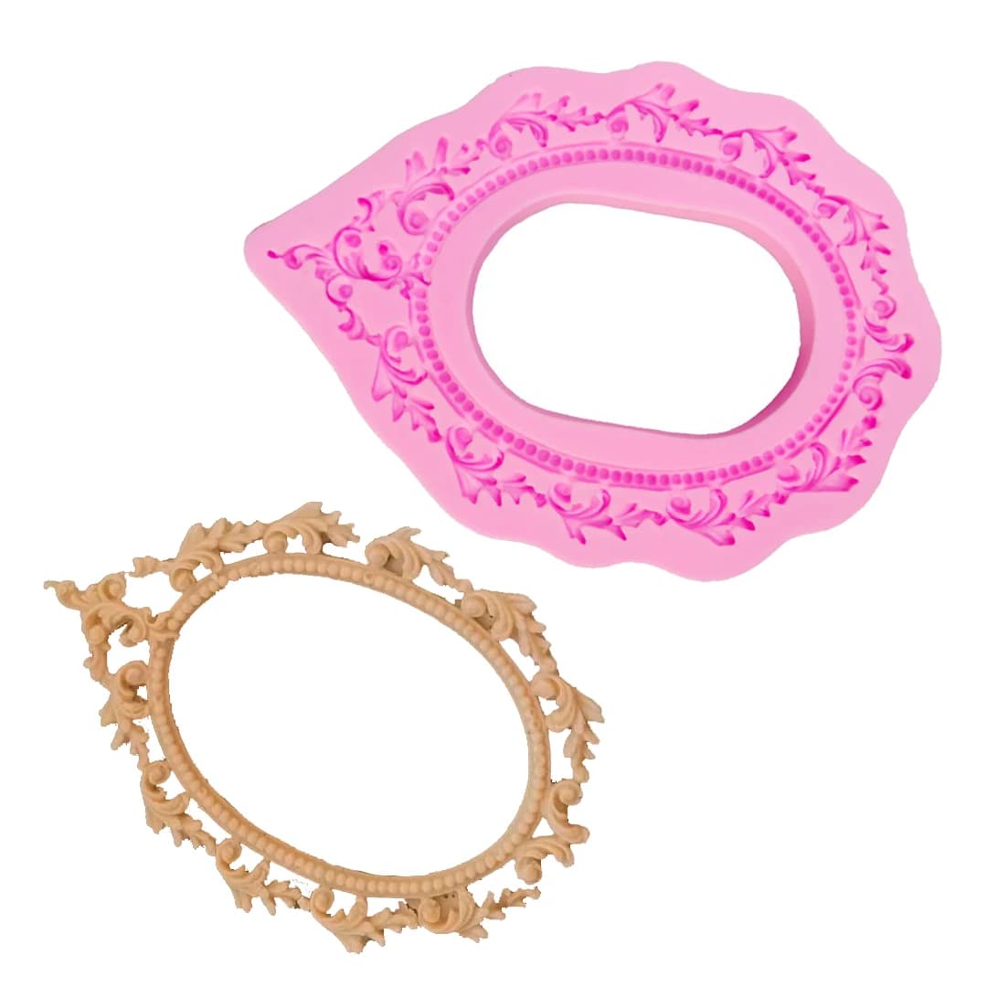 Cuisine photo frames Kitchen accessories Cooking tools Silicone mold for smelter for baking sweets that decorate sugar and candies