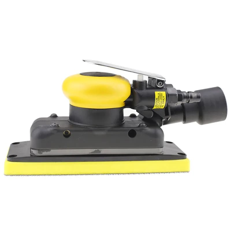 Rettificatrice quadrata pneumatica 70x198MM Attrezzatura per lucidatura e ceratura per auto Lucidatrice e smerigliatrice per legno antiruggine in acciaio