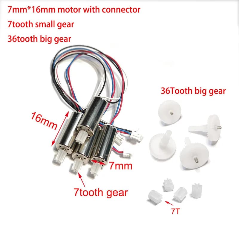 MIni RC Drone Pro-P5 P5Pro E88 E525 WIFI FPV P5 Pro E88PRO Dron S89 Quadrotor Pezzi di ricambio Motori Base motore