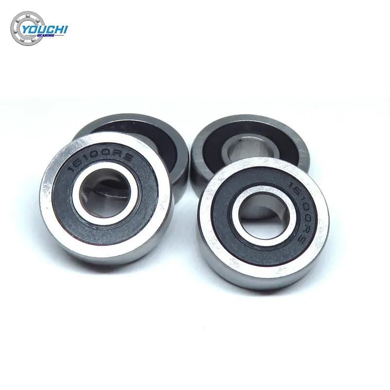 2 pezzi 16100 2RS 10x28x8mm ruote bici movimento centrale riparazione cuscinetto MR16100 RS 16100RS 10*28*8mm cuscinetti radiali a sfere
