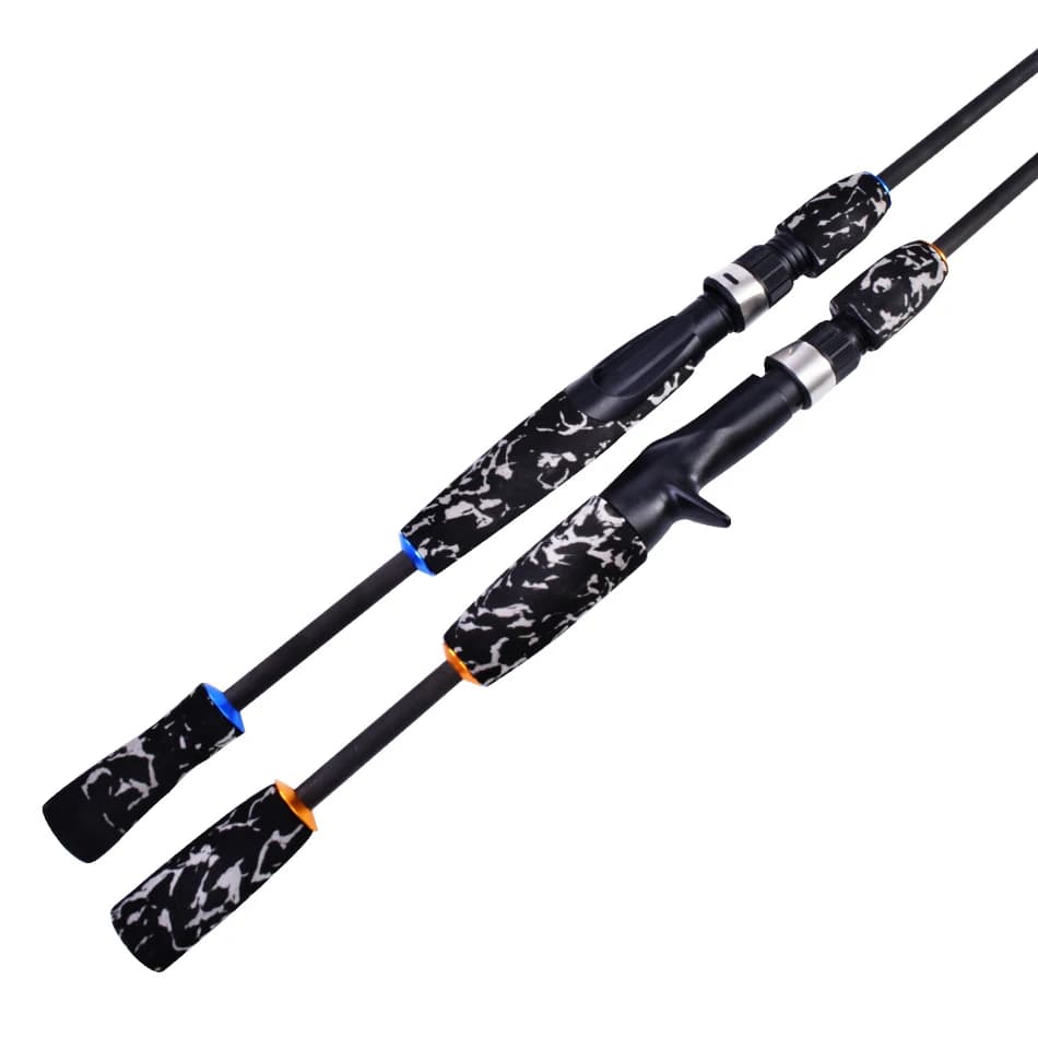 1set kit/pacchetto asta maniglia grip EVA materiale Camouflage nero spinning/casting reel asta sedile refit combo set kit di ricambio