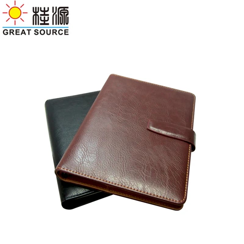 Makeasy Agenda Folder Refillable FolderA5 Journal Cover Leather Notebook Cover Organizer Gift Set For School Stationery Products