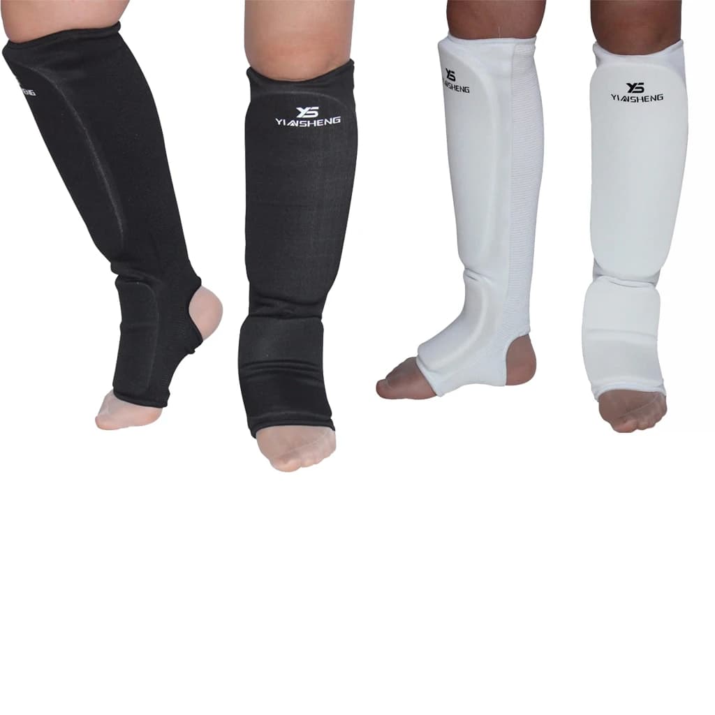 Parastinchi per collo del piede in cotone Karate/Sanda/Taekwondo/Muay Thai/Boxing Leggings Protezione per il supporto della caviglia Attrezzatura per tutore per il piede