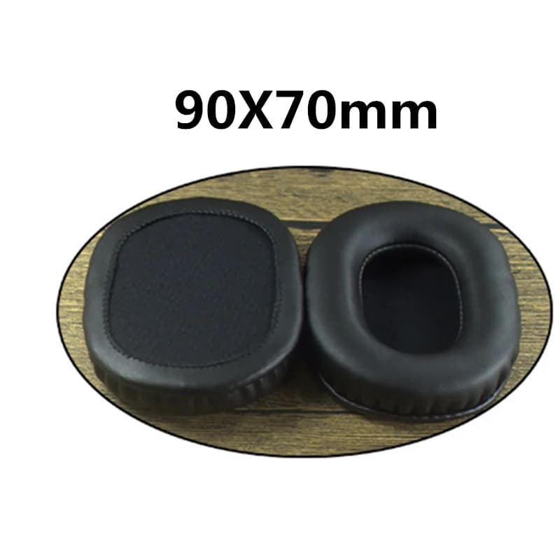 Ovale Orecchio Pastiglie 90MM X 70MM Parti di Ricambio Ear Pad Cuscino di Gomma Piuma di Memoria Si Adatta Molti Cuffie Coppe Copertura parti di riparazione