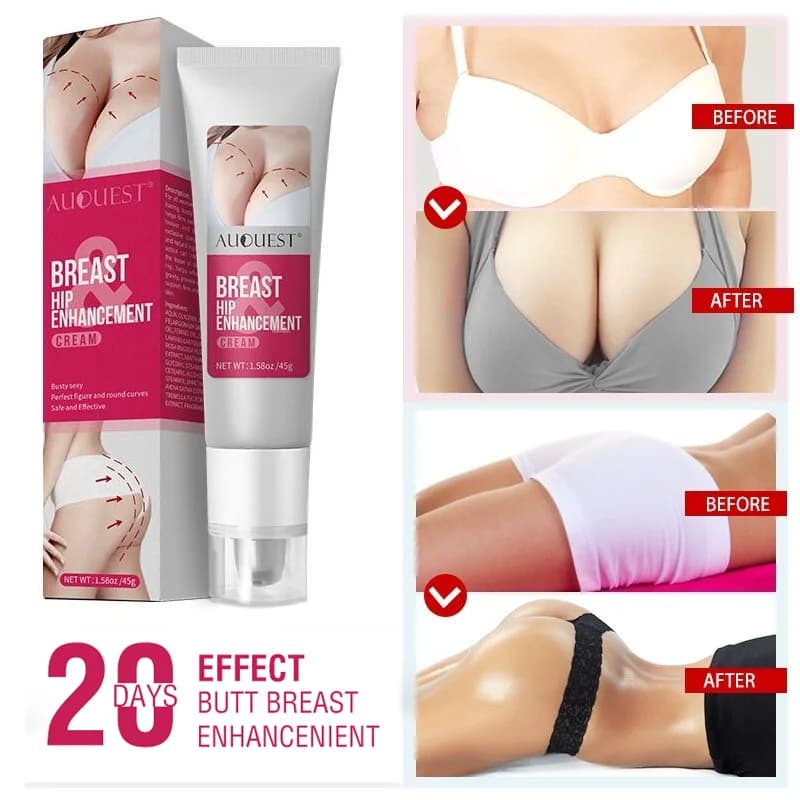Breast and Ass Enlargement Cream Promotes Female Hormones Lifting hips Cream for Breast Enhancement Bust Fast Growth Tits Sexy Satin