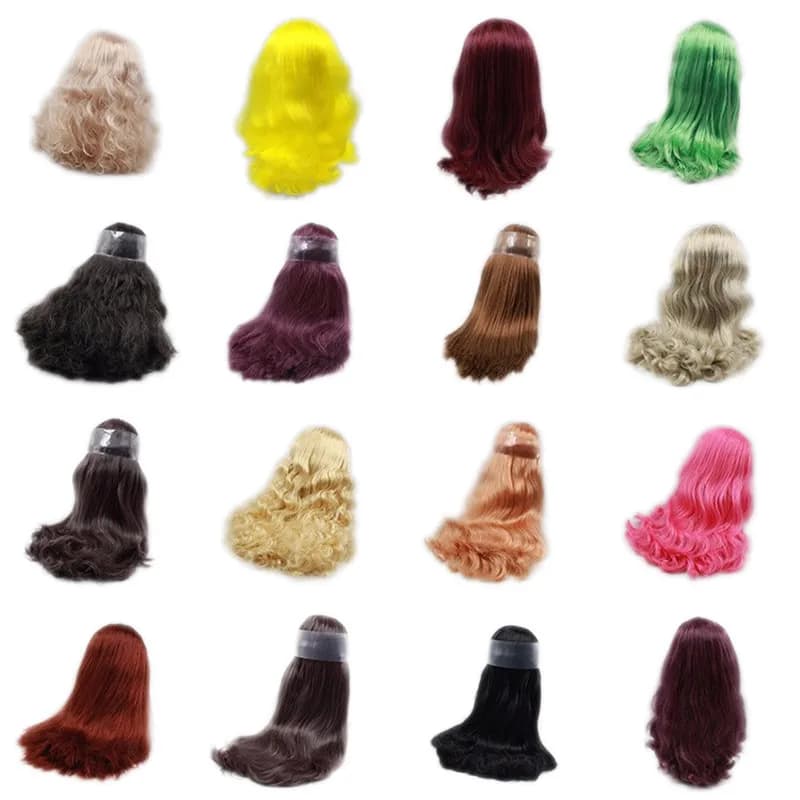 RBL ICY DBS blythe Doll Doll parrucche del cuoio capelluto tra cui The Hard Endoconch Dome OB24 ANIME GIRL