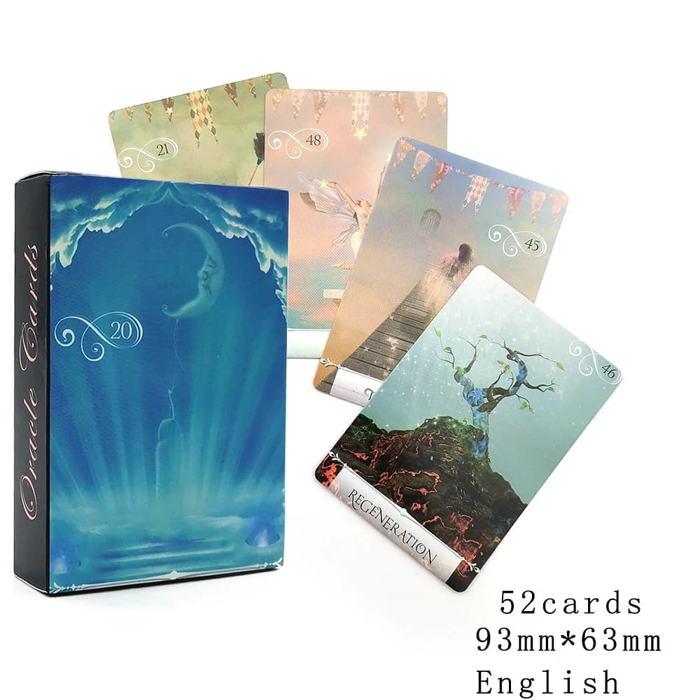 Divinazione mistica Oracle Cards Friend Party Board Game. Fate Divinazione Gioco. Carte di Carte Per Fortuna Raccontare Divinazione Oracle