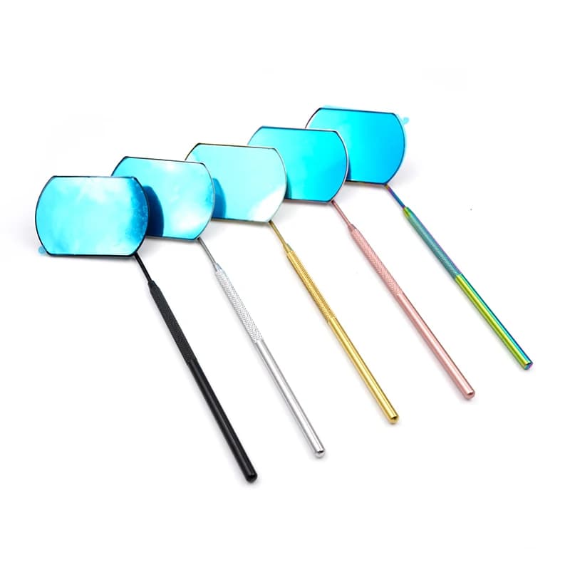Strumenti di trucco di bellezza delle ciglia di innesto dell'acciaio inossidabile portatile dello specchio di estensione del ciglio di controllo multifunzionale