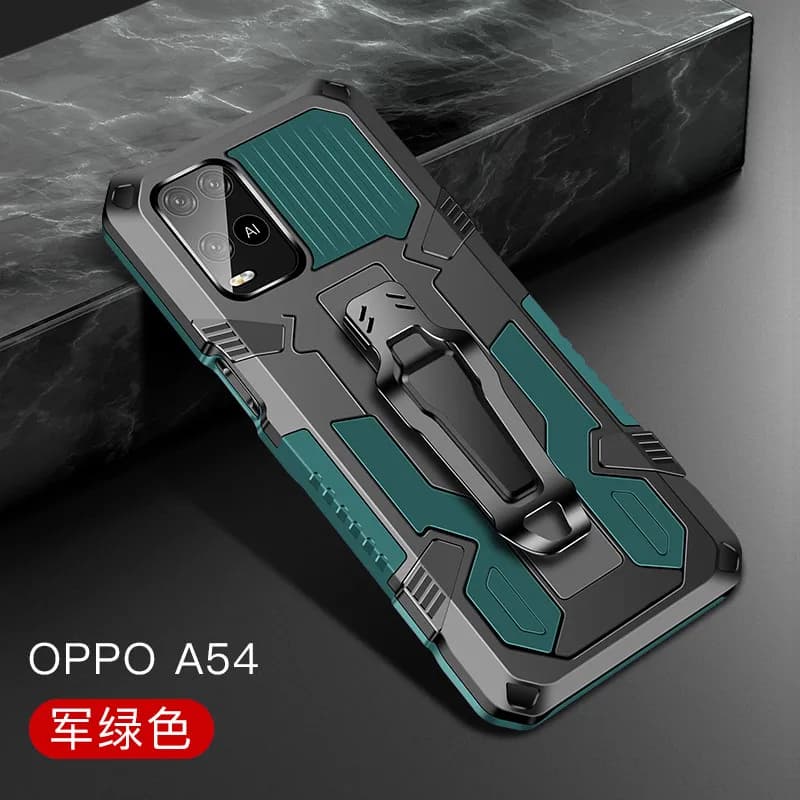 Armor Case For Oppo A54 4G Case Shockproof Belt Clip Holster Cover on the for Oppo A54 6.51' CPH2239 Funda Coque Capa