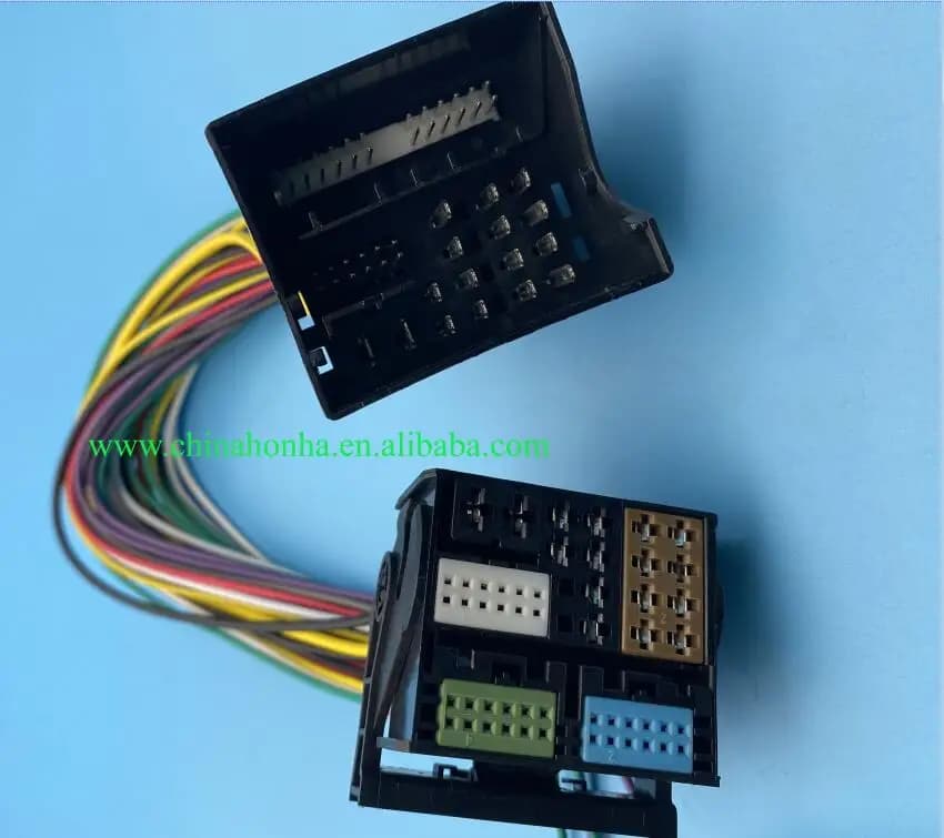 Car Power Quad blocco Connettore 52 pin con 8x0 035 444 /3B7 035 447 linea Completa