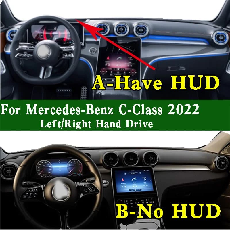 For 2022-2025 Benz C Class C260L C200 W206 Dash Zerbino Dash Cover Panel Instruments Protection Solar Pad Anti-sporco Dash Zerbino