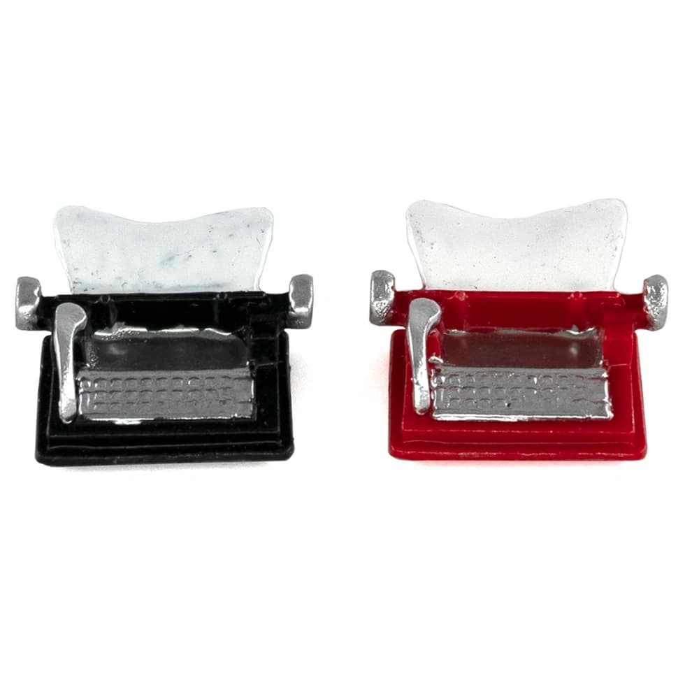 1/12 accessori per case delle bambole in miniatura Mini macchina da scrivere modello giocattoli per la decorazione della casa delle bambole ob11
