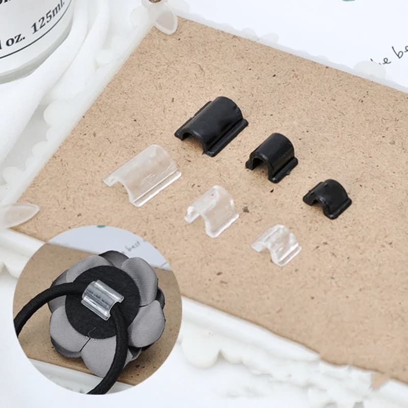 100 pcs Gomma Arch Base Cabochon Sewing Connector FAI FROM YOU Elastic Arch Of Hair Back Accessories Jewelry That Make Supplies
