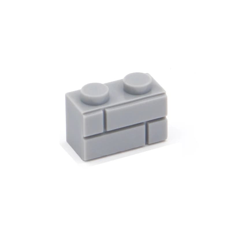 100PCS FAI DA TE Blocchi di Costruzione Mattoni da parete Spessi 1x2 Punti Educativi Formato Creativo Compatibile con 98283 mattoni Giocattoli per I Bambini