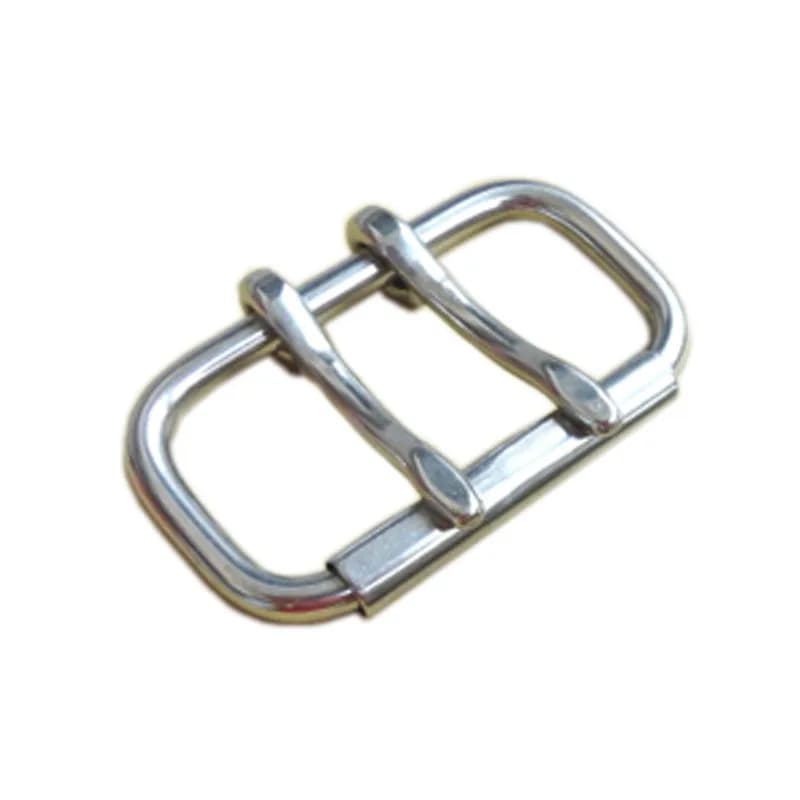 Fibbia per cintura per sollevamento pesi in acciaio inossidabile Fibbia a rullo per cintura da 60 mm Fibbia per borsa a doppio perno Larghezza interna 52 mm 102 mm