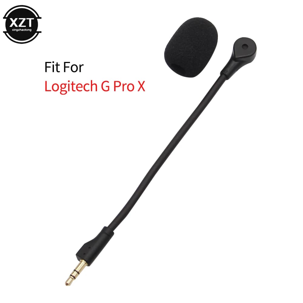 For Logitech G Pro X 3.5mm Replacement Play Microphone for Steelseies E-Sports Microphone Headphones