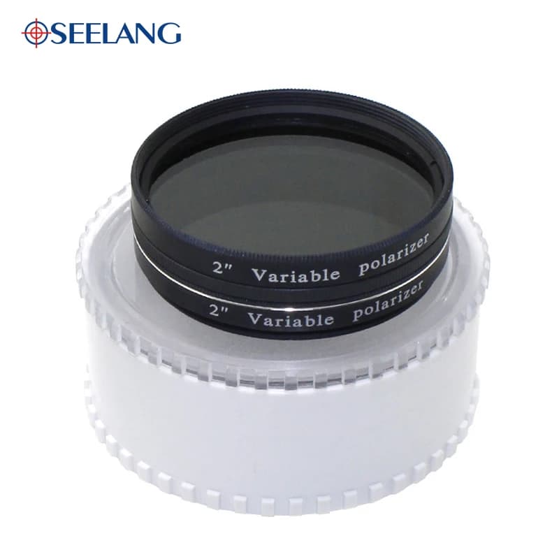 OSEELANG 1.25 "2" Filtro polarizzante variabile per telescopio 1.25 pollici 2 pollici Oculare Polarizzatore Filtro lunare OSL-240